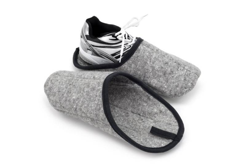 Pantoffelmann Museumspantoffel leicht faltbar Überzieher Überpantoffel Überschuh Pantoffel (1 Paar) Filzpantoffeln, Gästepantoffel besonders leicht von Pantoffelmann