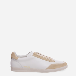 Pantofola D'oro Herren Leder Terrace Low Sneakers In Weiß von Pantofola D'Oro