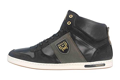 Pantofola d'Oro MILITO Uomo MID XL Sneaker in Übergrößen Schwarz 10203021.25Y/10203072.25Y große Herrenschuhe, Größe:47 von Pantofola d'Oro