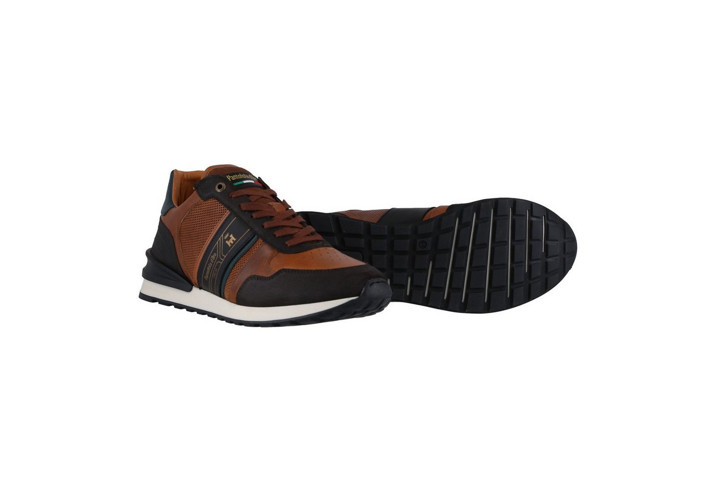 Pantofola d´Oro Ponte Runner Low Leder braun Herren Sneaker von Pantofola d´Oro