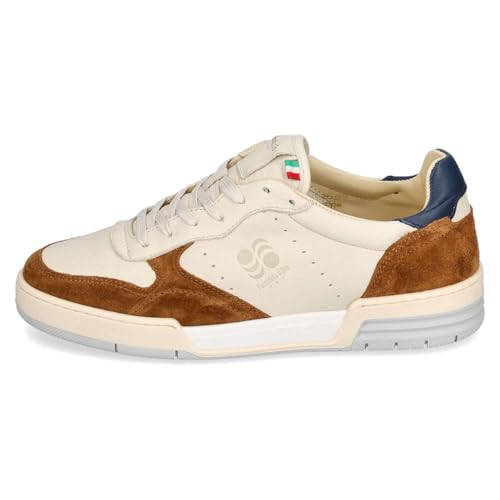 Pantofola d'Oro Rio Low Off White/Cognac Größe EU 43 von Pantofola d'Oro
