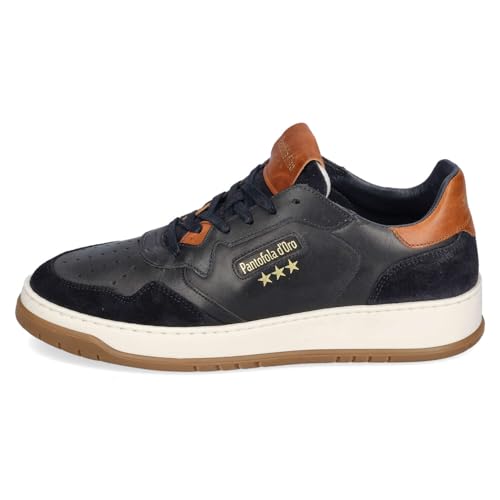 Pantofola d'Oro Sirmione Low Navy/Cognac Größe EU 46 von Pantofola d'Oro