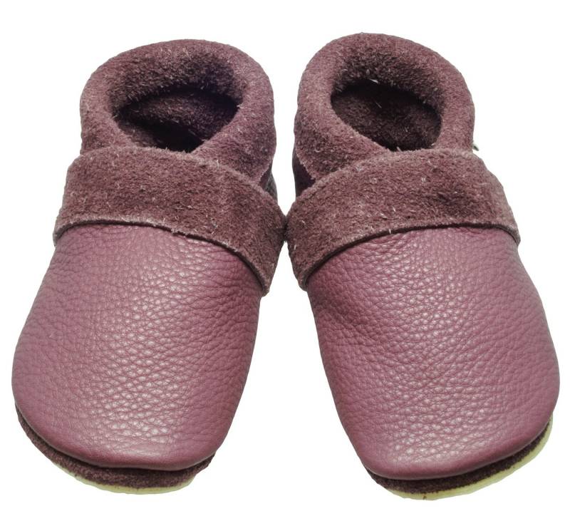 Pantolinos Krabbelschuhe Pantolinos Basic Hausschuhe Ökoleder Roseberry Krabbelschuh von Pantolinos