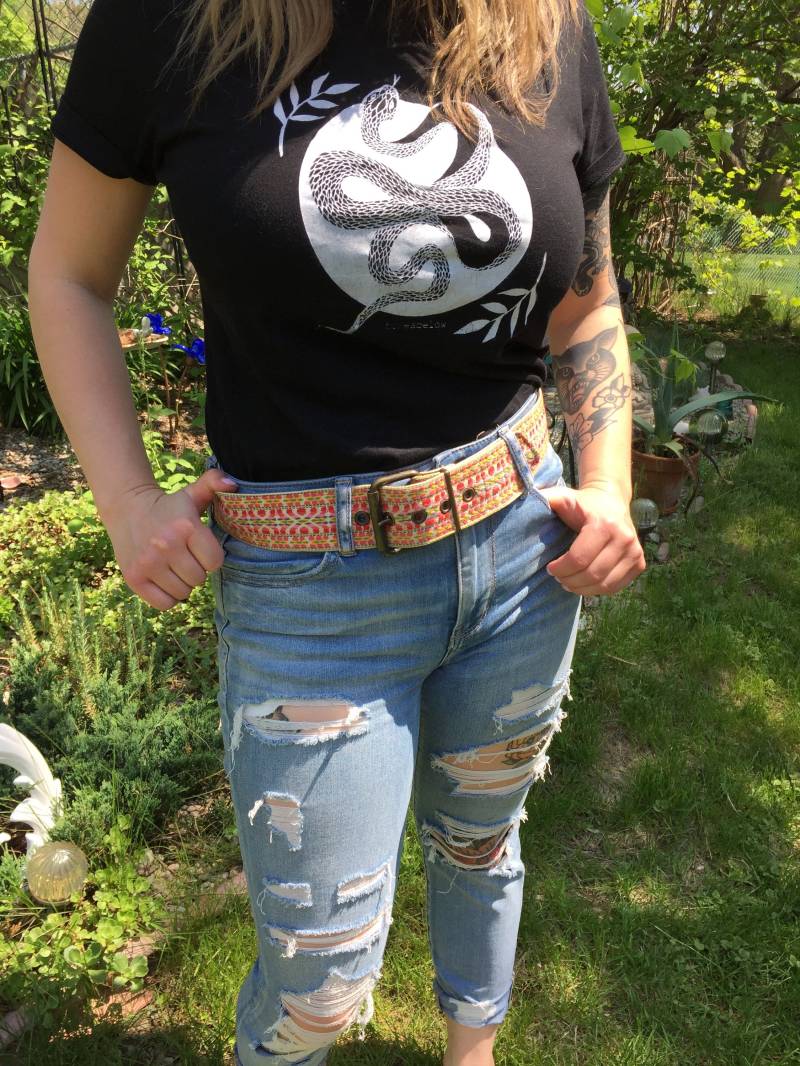 Vintage Gürtel Hippie Style 1970Er Jahre Geflochtene Mode Gr.m von PantryandPetticoats