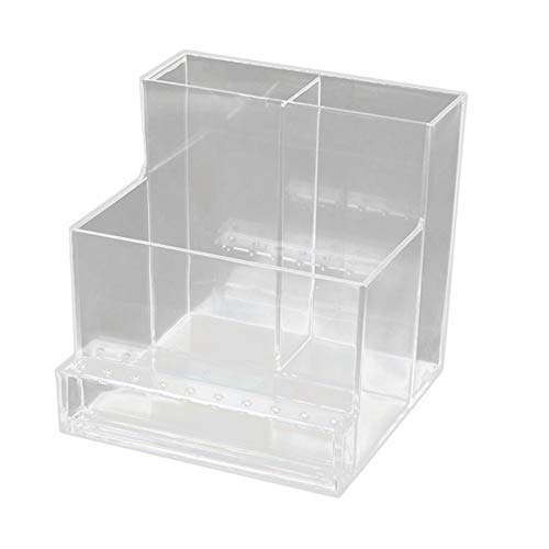 Panysilioer Nagel Polier Display Box Nagel ManiküRe Aufbewahrungs Box Tragbaren BehäLter Acryl Organizer Nagel Werkzeuge (Transparent) von Panysilioer