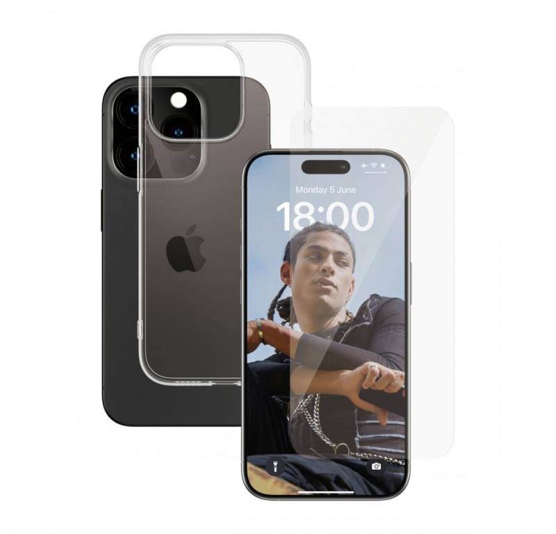 PanzerGlass Handytasche (2-in-1 Set für iPhone 15 Pro) von PanzerGlass