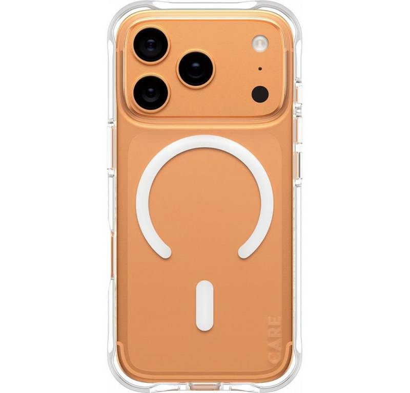 PanzerGlass Handytasche CR37687 Samba Case Transparent für iPhone 17 Pro. (Transparentes Design mit Weißakzenten) von PanzerGlass