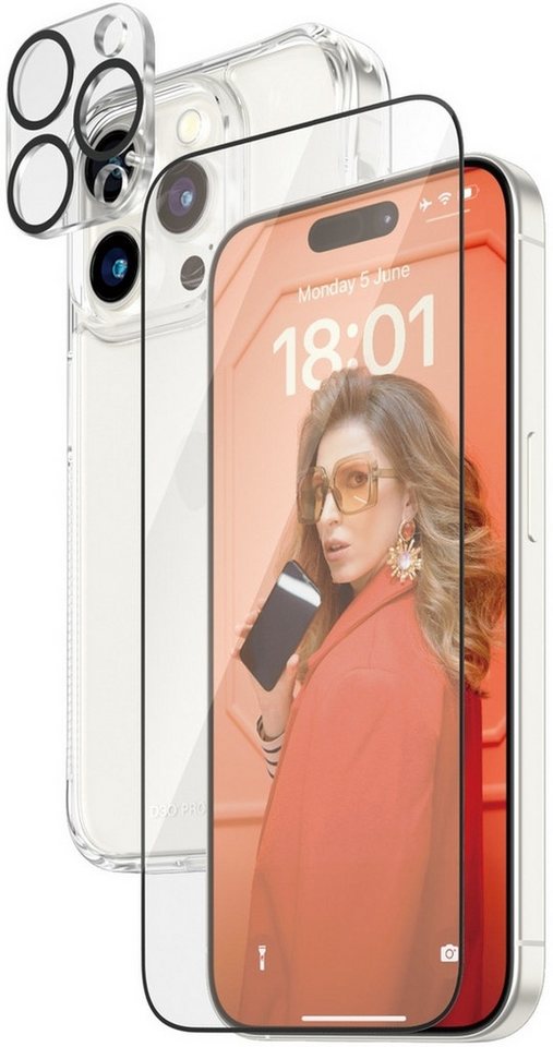 PanzerGlass Handytasche PanzerGlass 3-in-1-Pack iPhone 15 Pro PanzerGlass Handytasche PanzerGlass 3-in-1-Pack iPhone 15 Pro von PanzerGlass