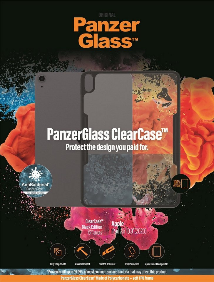 PanzerGlass Handytasche PanzerGlass ClearCase for Apple iPad Air 10,9- (2020/2022) von PanzerGlass