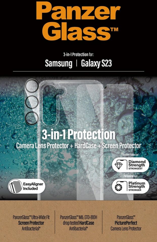PanzerGlass Handytasche PanzerGlass HardCase+Screen Protector S. Galaxy S23 PanzerGlass Handytasche PanzerGlass HardCase+Screen Protector S. Galaxy S23 von PanzerGlass