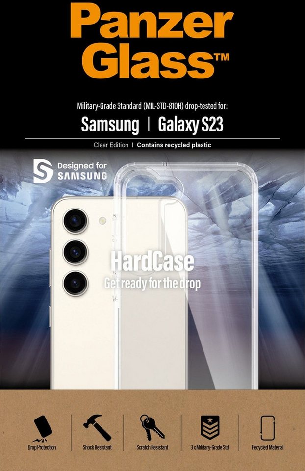 PanzerGlass Handytasche PanzerGlass Hardcase for Samsung Galaxy S23 AB von PanzerGlass