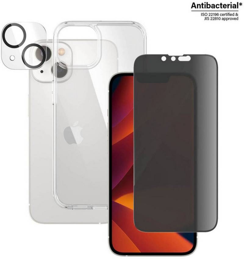 PanzerGlass Handytasche PanzerGlass f. iPhone 14, Bundle Clear Glass+Case von PanzerGlass