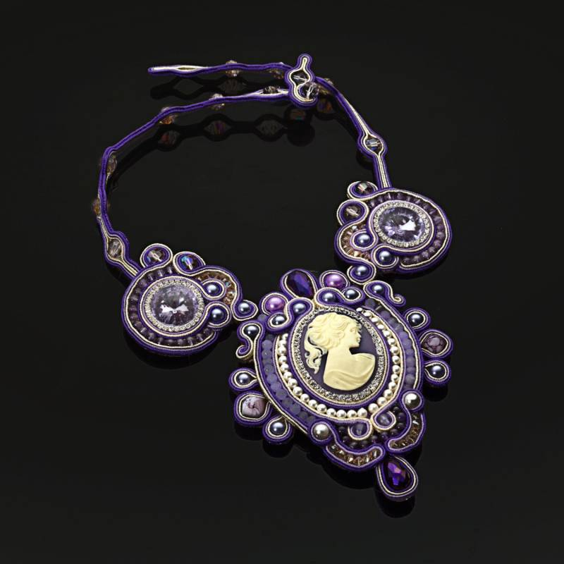 Soutache-Halskette „Isabel" Soutache-Halskette „Isabel" von PaolaGriffoShop