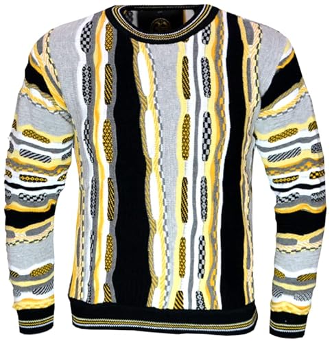 Paolo Deluxe® Original Sweater Modell Cascappo in Gelb (as3, Alpha, xx_l, Regular, Regular) von Paolo Deluxe