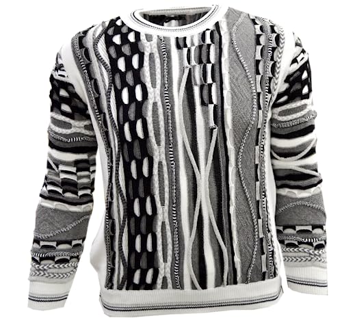 Paolo Deluxe® Sweater Giorgio in Black & White (2XL) von Paolo Deluxe