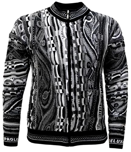 Paolo Deluxe Strickjacke mit Stehbündchen Top Modell: Big Capo (as3, Alpha, 5X_l, Regular, Regular) von Paolo Deluxe