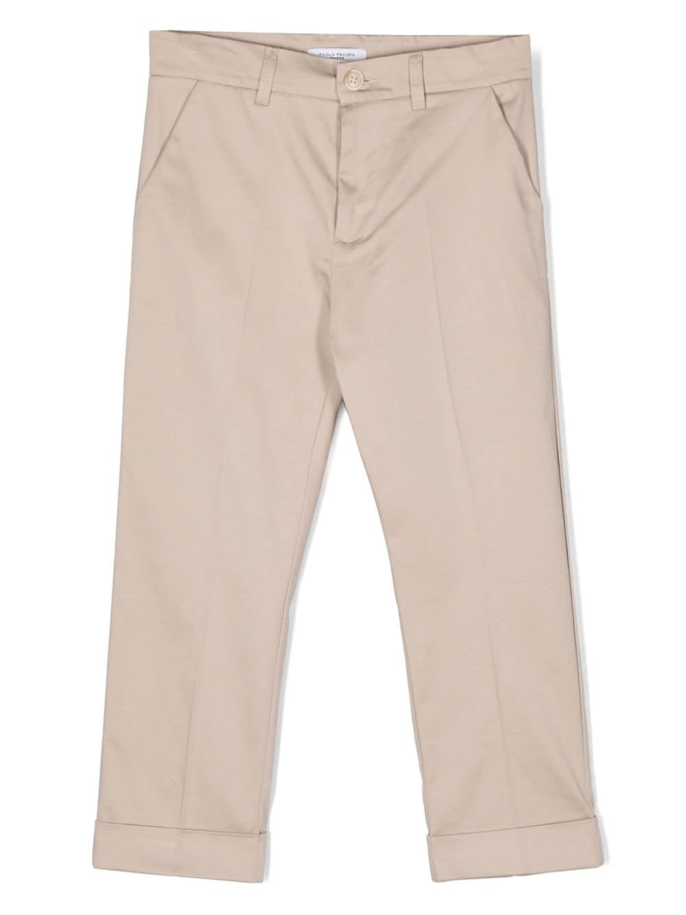 Paolo Pecora Kids Elegante Hose mit Bügelfalten - Nude von Paolo Pecora Kids