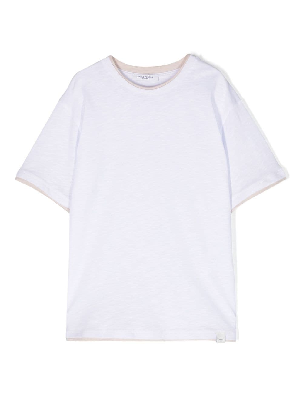 Paolo Pecora Kids T-Shirt im Layering-Look - Weiß von Paolo Pecora Kids