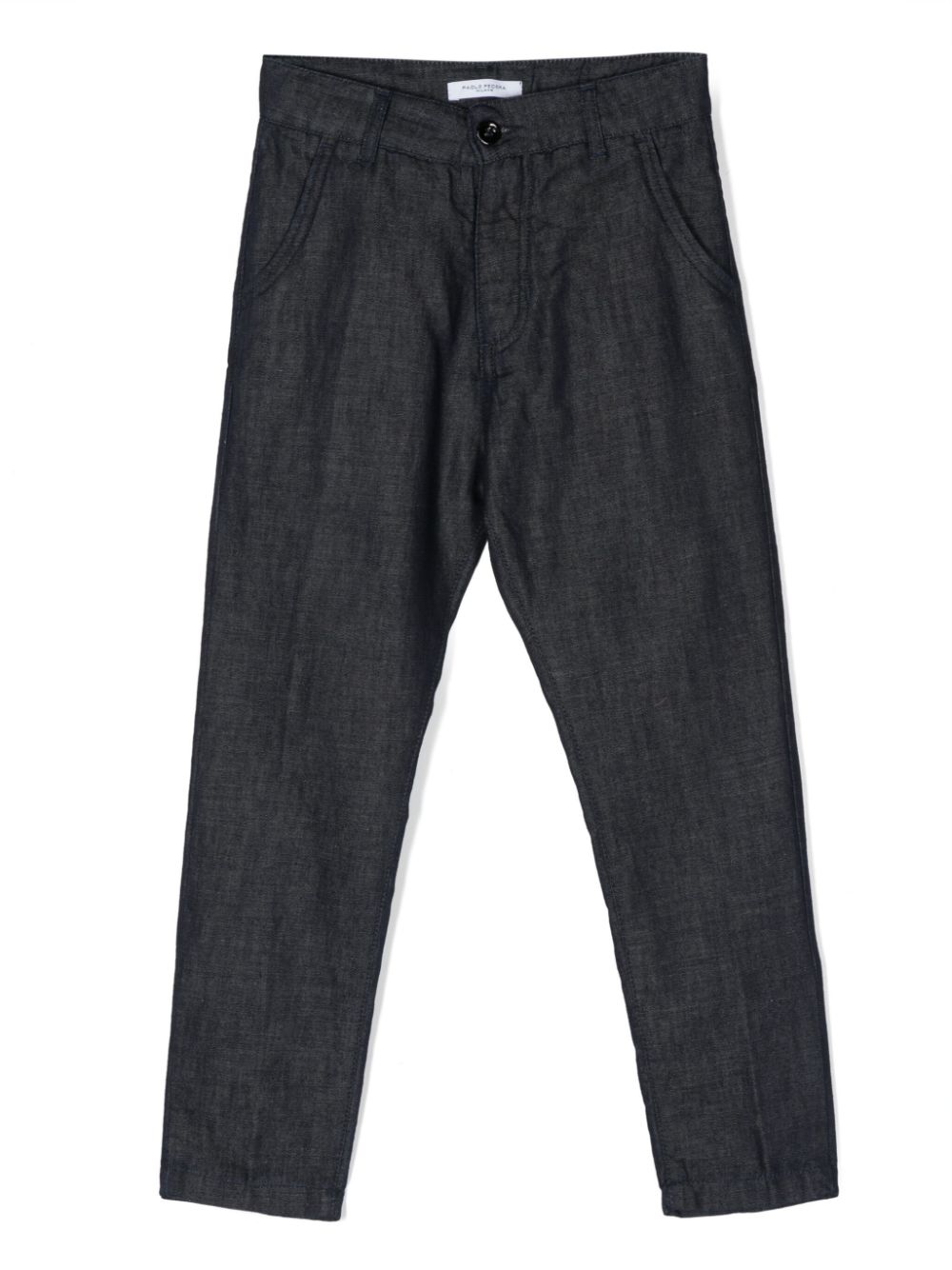 Paolo Pecora Kids Halbhohe Straight-Leg-Jeans - Blau von Paolo Pecora Kids