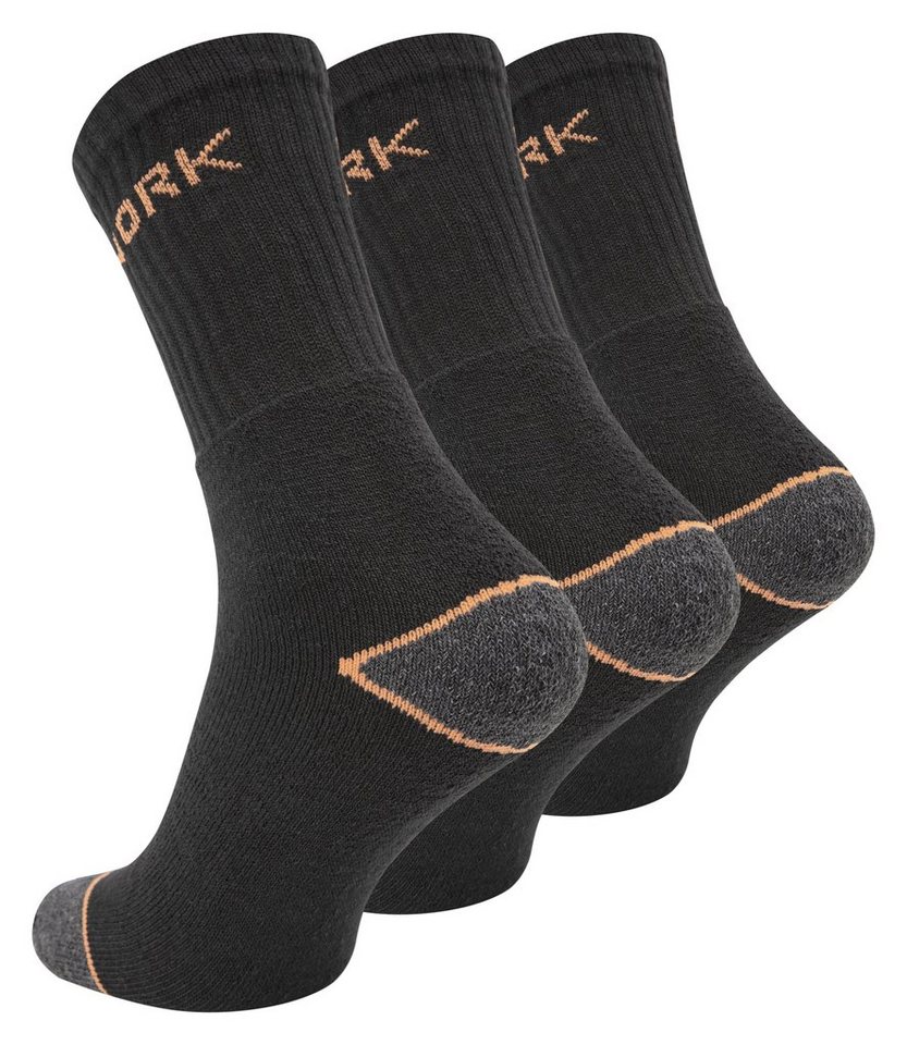 Paolo Renzo Businesssocken Berufssocken - Work Socken, für Arbeits- und Trekkingschuhe geeignet (3-Paar, Robuste Atmungsaktive Herren Work Socks mit verstärkter Ferse) Berufssocken - Work Socken, für Arbeits- und Trekkingschuhe geeignet von Paolo Renzo