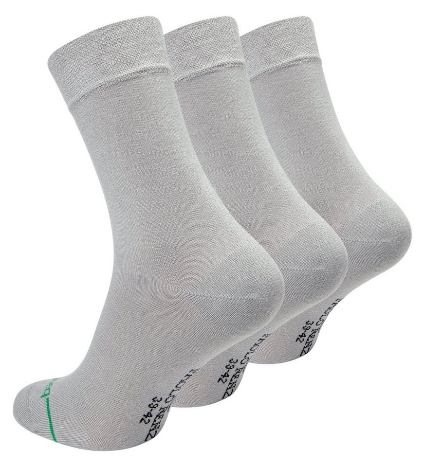 Paolo Renzo Gesundheitssocken aus hochwertiger Bambus Viskose (3-Paar) Atmungsaktive Herren Business Socken / Casual Socken - Geruchshemmend von Paolo Renzo