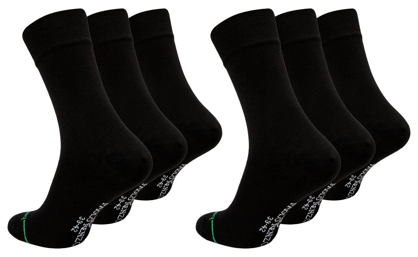 Paolo Renzo Gesundheitssocken aus hochwertiger Bambus Viskose (6-Paar) Atmungsaktive Herren Business Socken / Casual Socken - Geruchshemmend von Paolo Renzo