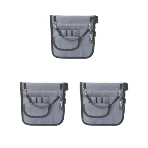 3 set Krankenschwester Beutel Taille Tasche Tasche Quick Pick Bag Organizer Taille Tasche Beuteltasche Grau, Grau von Paowsietiviity