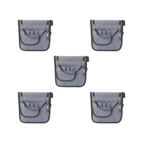 5 set Krankenschwester Beutel Taille Tasche Tasche Quick Pick Bag Organizer Taille Tasche Beuteltasche Grau, Grau von Paowsietiviity