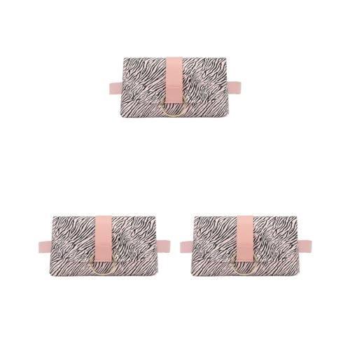 Bauchtasche PU Leder Gürteltasche Geldbörse Taille Tasche Telefon Tasche Rinde Textur, 3 Set (Bark Texture), S von Paowsietiviity