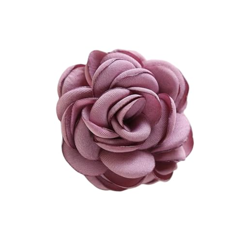 Blumen-Brosche Simulation Seite Feuer Zubehör Rose Handgemachte Heimtextilien Ornamente Stilvolle Schuhe Geschenke Hochzeit Khaki, Siehe Produktbeschreibung, Kunststoff von Paowsietiviity