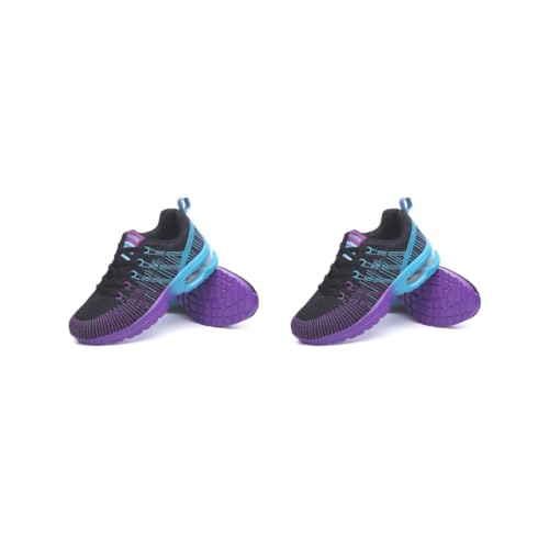 Damen-Laufschuhe, Mädchen, Netzgewebe, Luftpolster, athletisch, Wandern, Tennis, bequem, leicht, Sneaker, Schnürsohlen, Schuhe, Größe 38, 2er-Set, 38, Medium Damen-Laufschuhe, Mädchen, Netzgewebe, Luftpolster, athletisch, Wandern, Tennis, bequem, leicht, Sneaker, Schnürsohlen, Schuhe, Größe 38, 2er-Set, 38, Medium von Paowsietiviity