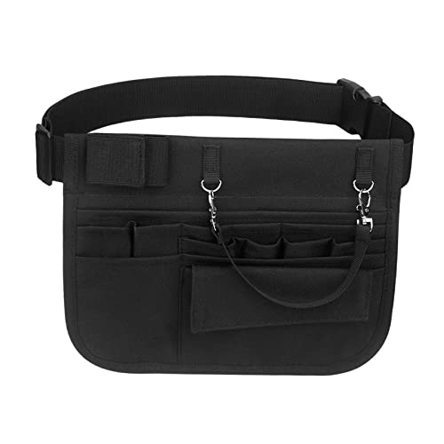 Gürteltasche für Krankenschwestern, verstellbar, Oxford-Stoff, Violett, Schwarz , 26.5x21cm von Paowsietiviity