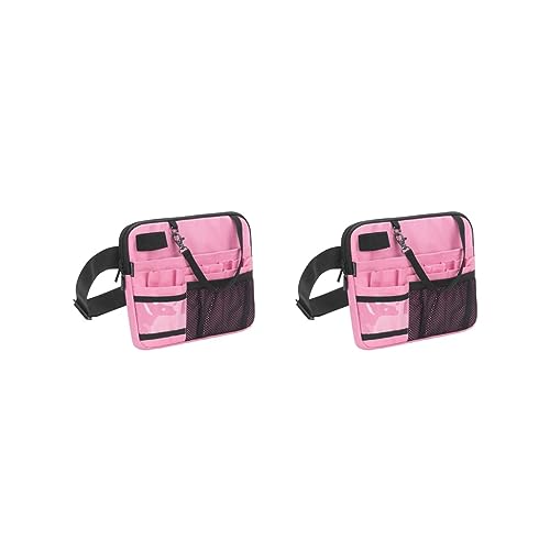 Krankenschwester Fanny Pack Extra Pocket Fanny Pack Zubehör Gürtel Gürtel Gurt Nylon Stil 3, 2 Set (Stil 4), 24.5cmx20.3cmx3.5cm von Paowsietiviity