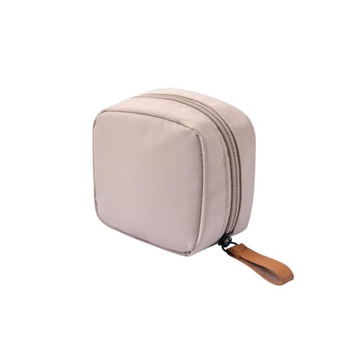 Mini-Kosmetiktasche für Damen, modischer Behälter, Outdoor, Mädchen, einfarbig, Make-up, Reisen, Beauty-Organizer, Rosa / Weiß, hellrosa, Siehe Produktbeschreibung, Siehe Beschreibung von Paowsietiviity