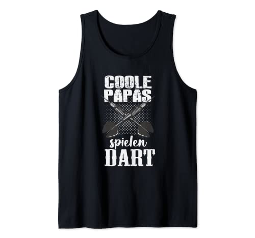 Herren Dartspruch Eltern Dartnachwuchs Coole Papas spielen Dart Tank Top Herren Dartspruch Eltern Dartnachwuchs Coole Papas spielen Dart Tank Top von Papa Dart Geschenk Dartpfeil Dartboard Darts Motiv