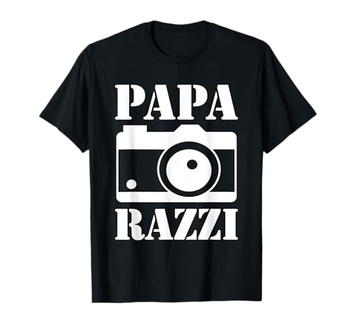 Papa Paparazzi Vatertag Vater Familienvater Männer Papi T-Shirt Papa Paparazzi Vatertag Vater Familienvater Männer Papi T-Shirt von Papa Geschenkidee Zum Vatertag Vater Papi Familie