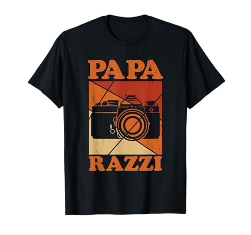 Papa Paparazzi Vatertag Vater Familienvater Männer Papi T-Shirt Papa Paparazzi Vatertag Vater Familienvater Männer Papi T-Shirt von Papa Geschenkidee Zum Vatertag Vater Papi Familie