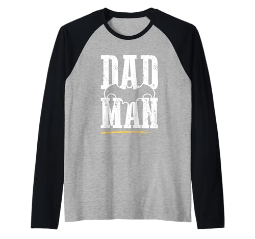 Dad Man Lustiges Superheld Papa Geschenk Vatertag Raglan Dad Man Lustiges Superheld Papa Geschenk Vatertag Raglan von Papa Held Humor Familie Geschenk