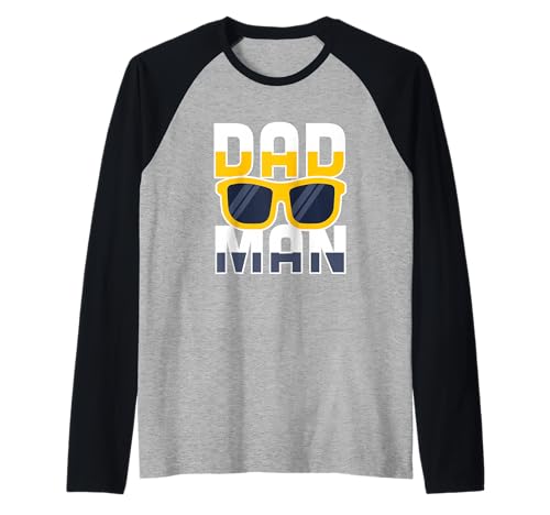 Dad Man Lustiges Superheld Papa Geschenk Vatertag Raglan Dad Man Lustiges Superheld Papa Geschenk Vatertag Raglan von Papa Held Humor Familie Geschenk