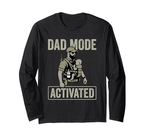 Papa Modus Aktiviert Taktisch Ausrüstung Baby Vater Humor Langarmshirt Papa Modus Aktiviert Taktisch Ausrüstung Baby Vater Humor Langarmshirt von Papa Modus Designs