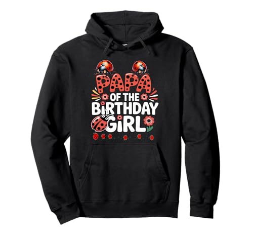 Liebenswerter Marienkäfer für Familien, Marienkäfer, für Damen Pullover Hoodie von Papa OF THE BIRTHDAY GIRL Ladybug
