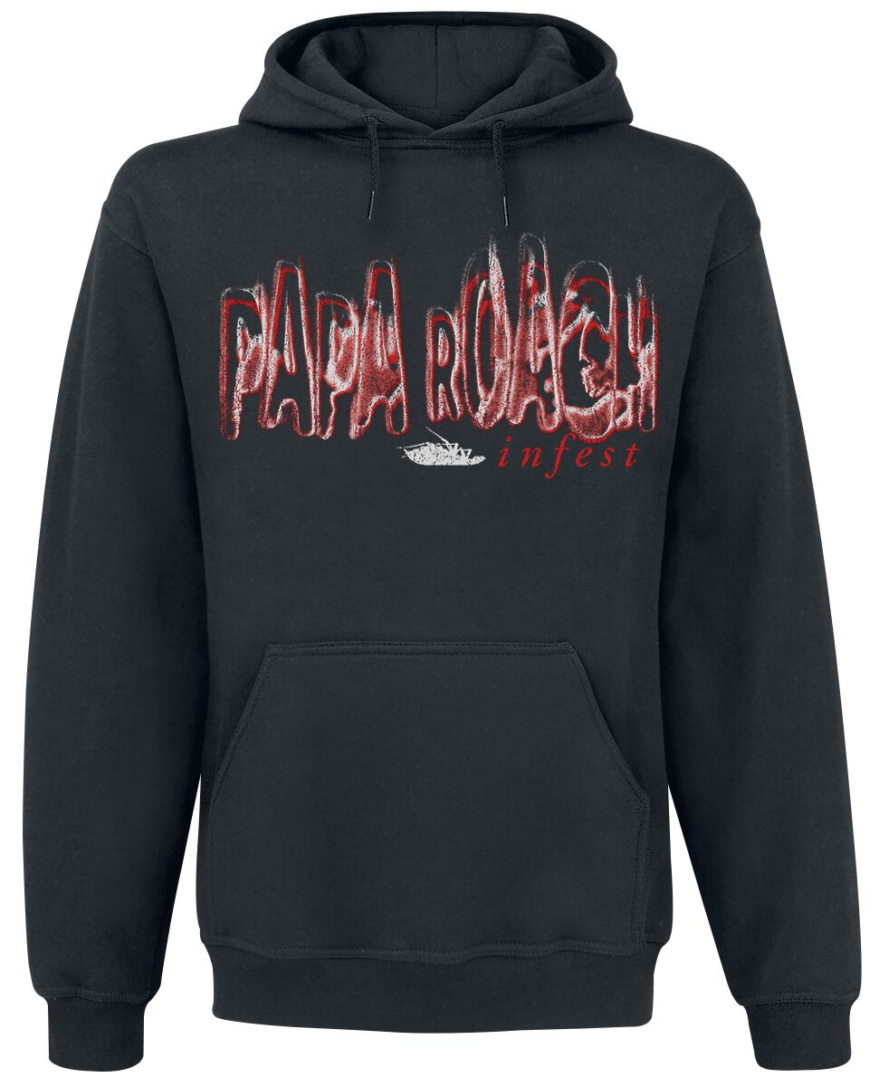 Papa Roach Kapuzenpullover - Logo Blur - S bis XXL - für Männer - Größe XXL - schwarz - Lizenziertes Merchandise! Papa Roach Kapuzenpullover - Logo Blur - S bis XXL - für Männer - Größe XXL - schwarz - Lizenziertes Merchandise! von Papa Roach