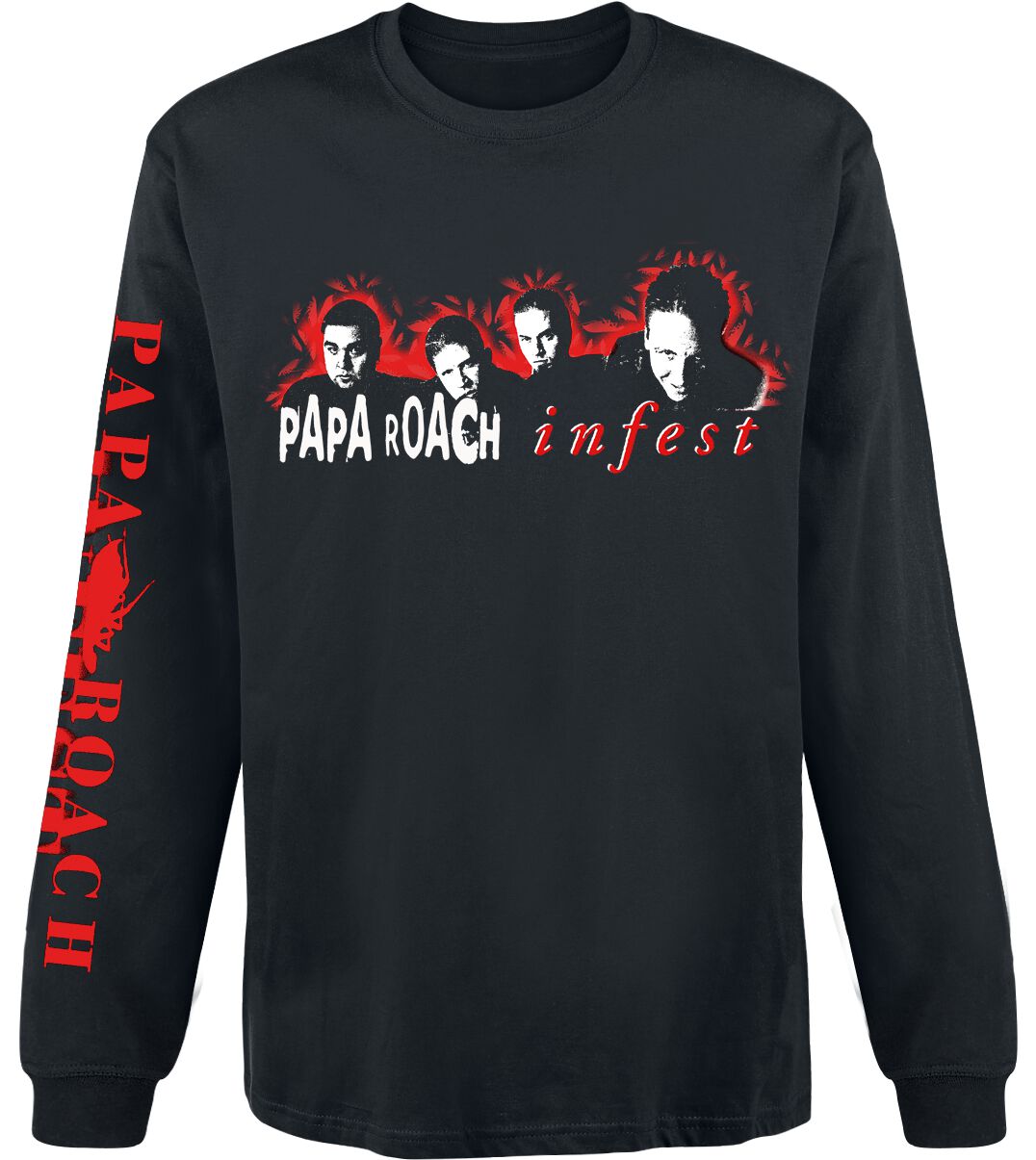 Papa Roach Langarmshirt - Infest Photo - S bis XXL - für Männer - Größe XXL - schwarz - Lizenziertes Merchandise! Papa Roach Langarmshirt - Infest Photo - S bis XXL - für Männer - Größe XXL - schwarz - Lizenziertes Merchandise! von Papa Roach