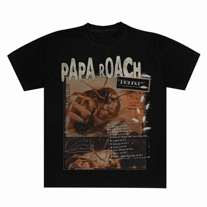 Papa Roach Scraps T-Shirt schwarz in L von Papa Roach