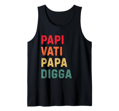 Papi Vati Papa Digga Herren Vatertag Tank Top Papi Vati Papa Digga Herren Vatertag Tank Top von Papa Vatertag für Papi Vati Papa Digga