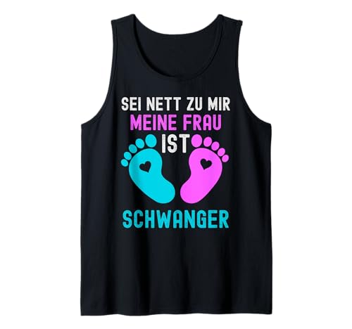Herren Schwangerschaft Verkünden Zukünftiger Papa Werdender Vater Tank Top von Papa Zukünftige Eltern Zukünftiger Vater Werdender