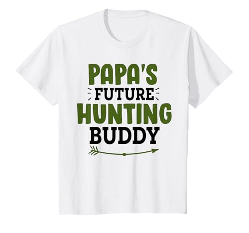 Kinder Papas zukünftiger Jagdkumpel Lustiger Jäger Jagdliebhaber T-Shirt Kinder Papas zukünftiger Jagdkumpel Lustiger Jäger Jagdliebhaber T-Shirt von Papa's Future Hunting Buddy Hunting Dad