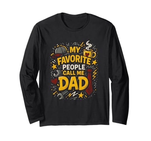 Vatertag Meine Lieblingsmenschen nennen mich Papa Papa Kids Langarmshirt Vatertag Meine Lieblingsmenschen nennen mich Papa Papa Kids Langarmshirt von Papa's Pride - Father's Day and Fishing Apparel