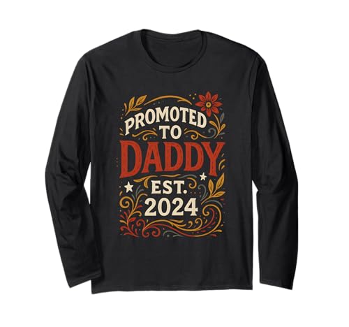 Zu Daddy Vintage Fathers Kids befördert Langarmshirt Zu Daddy Vintage Fathers Kids befördert Langarmshirt von Papa's Pride - Father's Day and Fishing Apparel