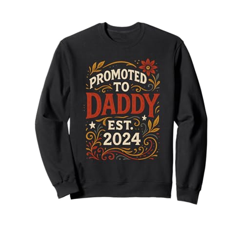 Zu Daddy Vintage Fathers Kids befördert Sweatshirt Zu Daddy Vintage Fathers Kids befördert Sweatshirt von Papa's Pride - Father's Day and Fishing Apparel